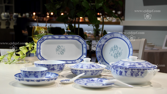 36头竹林七贤中餐具-产品中心-景德镇陶瓷集团有限责任公司