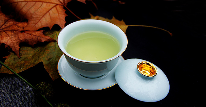 9头全手工青釉茶具金镶玉-产品中心-景德镇陶瓷集团有限责任公司