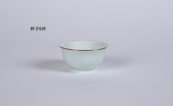 9头全手工青釉茶具金镶玉-产品中心-景德镇陶瓷集团有限责任公司