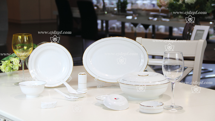 56头中餐具--金镶玉-产品中心-景德镇陶瓷集团有限责任公司