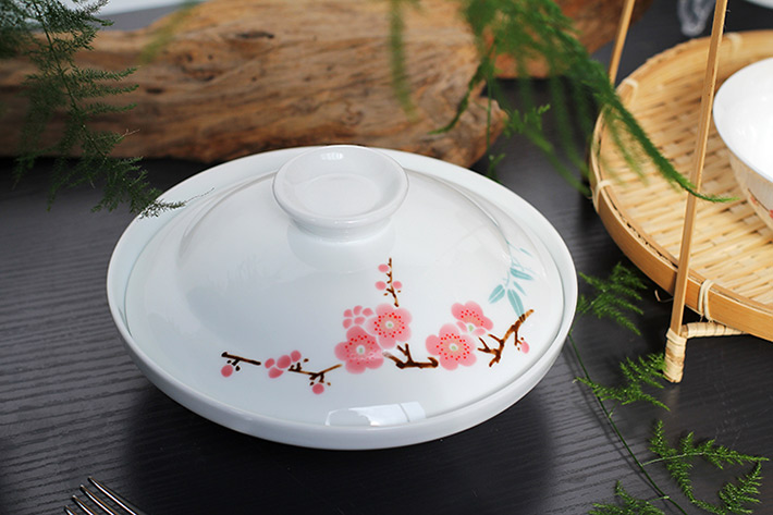 48头中餐具--翠竹红梅-产品中心-景德镇陶瓷集团有限责任公司