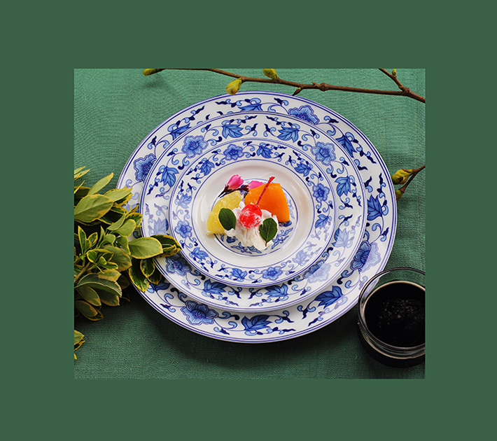 60头如意缠枝中餐具-产品中心-景德镇陶瓷集团有限责任公司