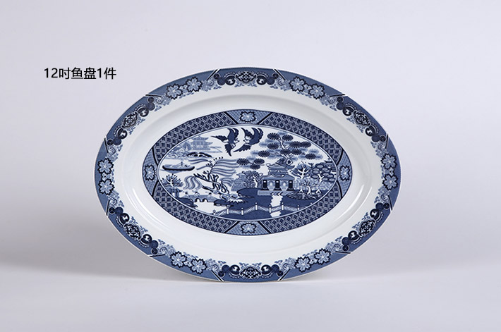 48头莲花中餐具（古典园林）-产品中心-景德镇陶瓷集团有限责任公司