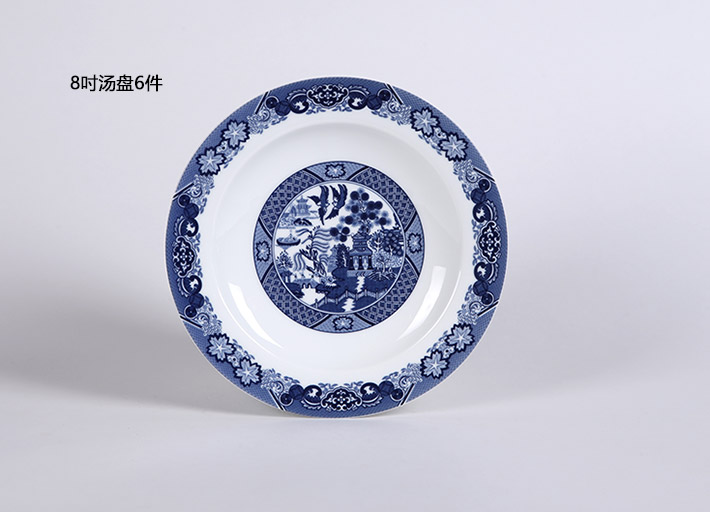 48头莲花中餐具（古典园林）-产品中心-景德镇陶瓷集团有限责任公司