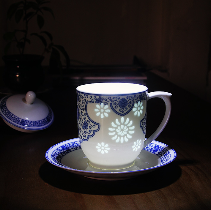 玲珑杯碟--如意-产品中心-景德镇陶瓷集团有限责任公司