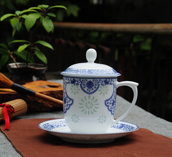 玲珑杯碟--如意-产品中心-景德镇陶瓷集团有限责任公司