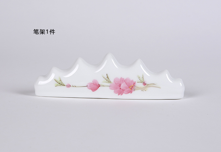 6头手绘文具（水点桃花）-产品中心-景德镇陶瓷集团有限责任公司