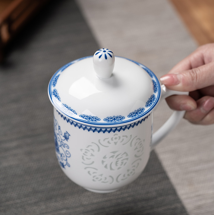 福玲珑杯（玫瑰）-产品中心-景德镇陶瓷集团有限责任公司
