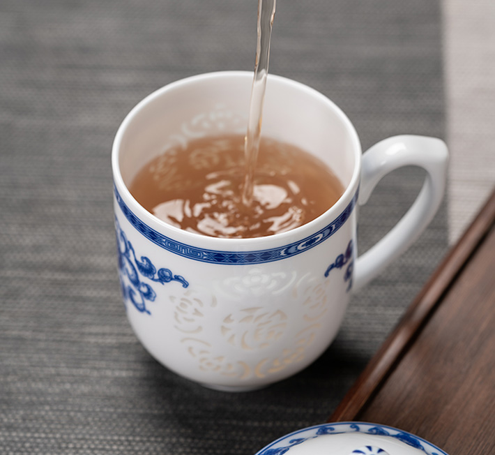 福玲珑杯（菊）-产品中心-景德镇陶瓷集团有限责任公司