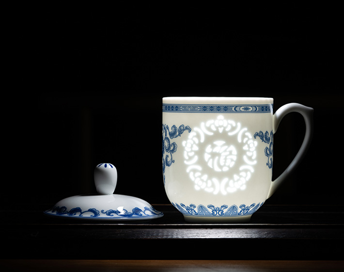福玲珑杯（菊）-产品中心-景德镇陶瓷集团有限责任公司