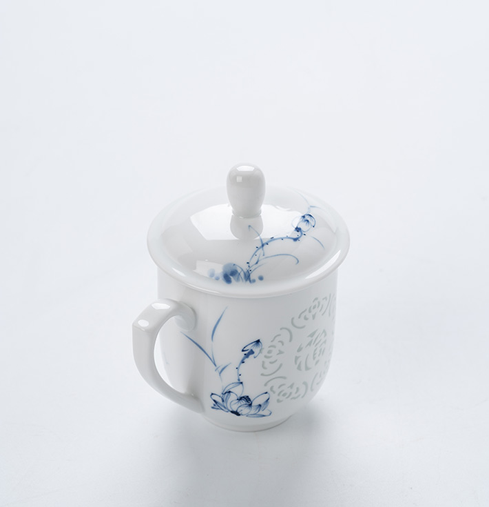 福玲珑杯（荷花）-产品中心-景德镇陶瓷集团有限责任公司