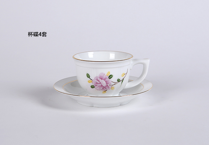 9头莲花茶具（手绘茶香）-产品中心-景德镇陶瓷集团有限责任公司