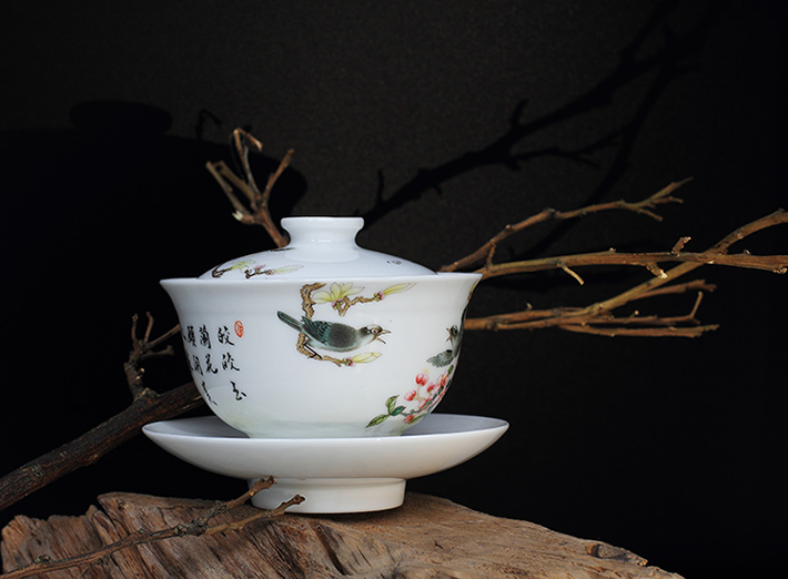 15头搪瓷彩茶具（金玉满堂）-产品中心-景德镇陶瓷集团有限责任公司