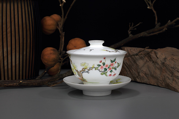 15头搪瓷彩茶具（金玉满堂）-产品中心-景德镇陶瓷集团有限责任公司