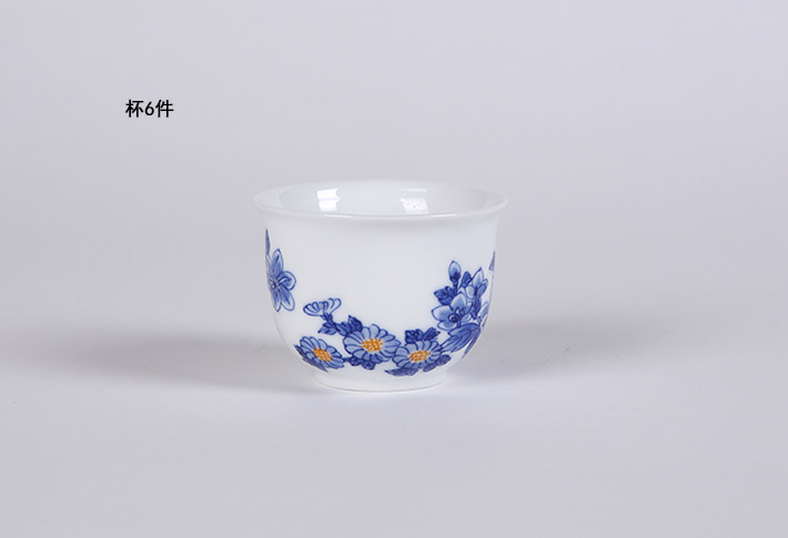 7头手绘青花茶具--芳香-产品中心-景德镇陶瓷集团有限责任公司