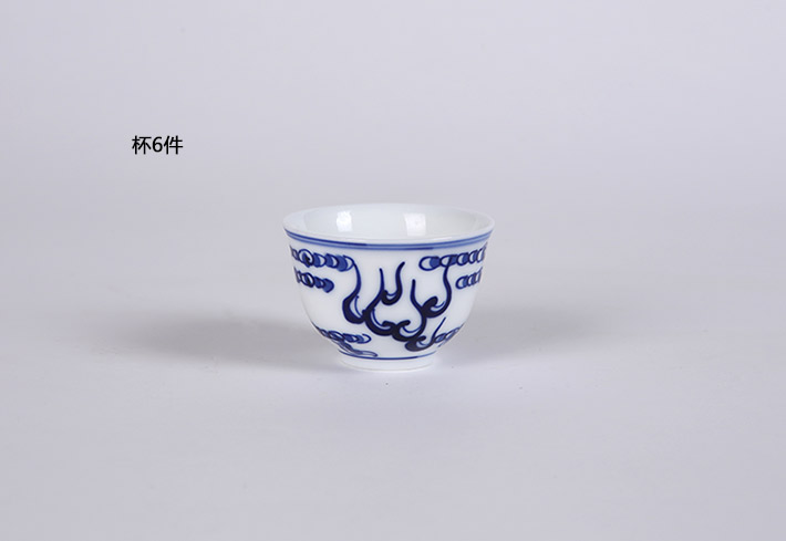 10头手绘时光茶具双龙戏珠-产品中心-景德镇陶瓷集团有限责任公司