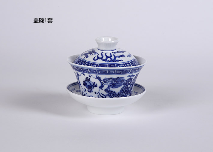 10头手绘时光茶具双龙戏珠-产品中心-景德镇陶瓷集团有限责任公司