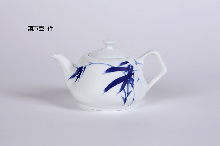 8头釉中茶具--竹-产品中心-景德镇陶瓷集团有限责任公司