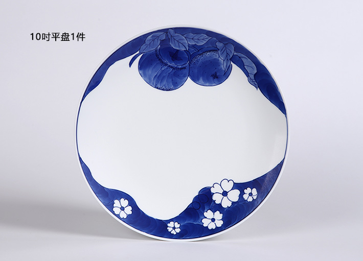 56头釉下手绘青花事事如意-产品中心-景德镇陶瓷集团有限责任公司