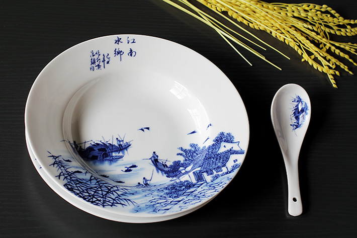 26头中餐具江南水乡-产品中心-景德镇陶瓷集团有限责任公司