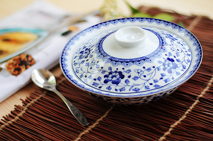 89头中餐具青花牡丹-产品中心-景德镇陶瓷集团有限责任公司