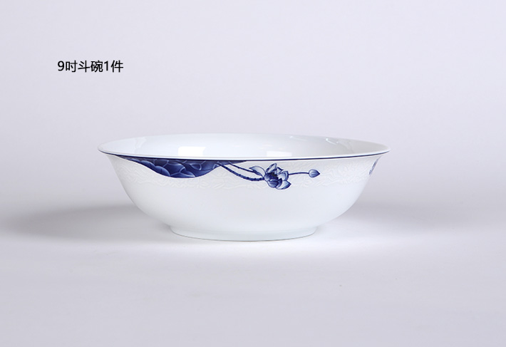 28头荷塘清韵中餐具-产品中心-景德镇陶瓷集团有限责任公司