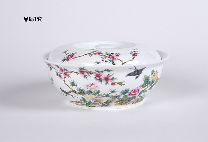 70头搪瓷彩中餐具最春光-产品中心-景德镇陶瓷集团有限责任公司