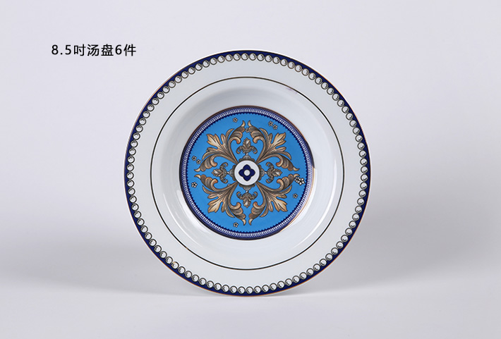 58头中餐具繁华鸟-产品中心-景德镇陶瓷集团有限责任公司