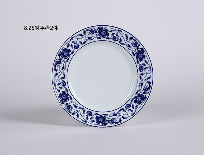 62头中餐具古韵缠枝-产品中心-景德镇陶瓷集团有限责任公司
